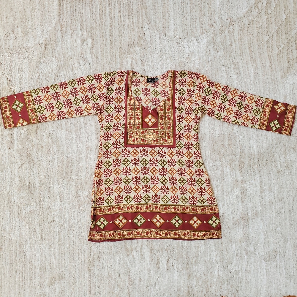 Boho Style Tunic Top